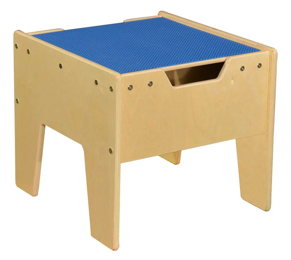 Activity Table with Blue Lego Compatible Top R5373