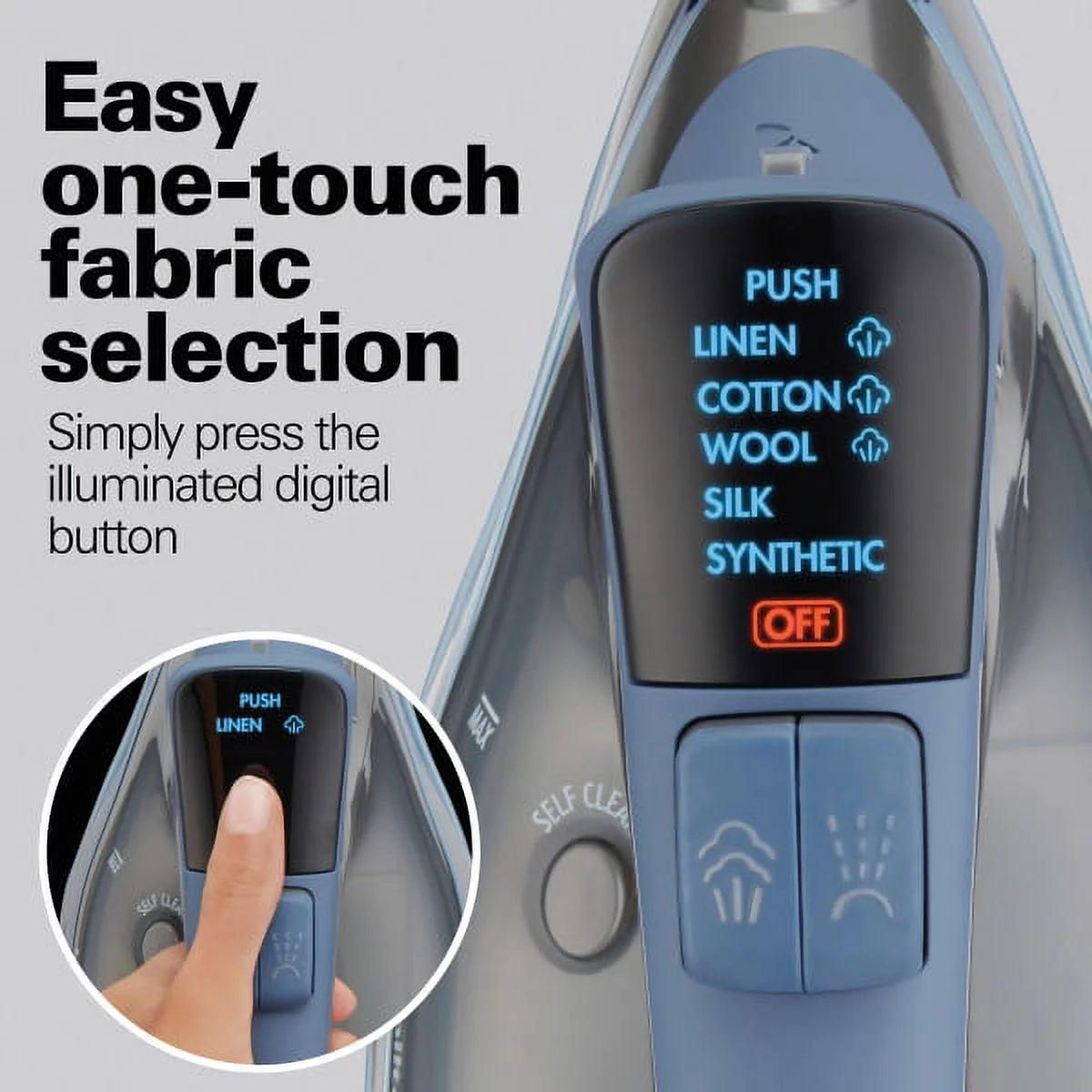 Nonstick Soleplate Iron with Digital Control T723428