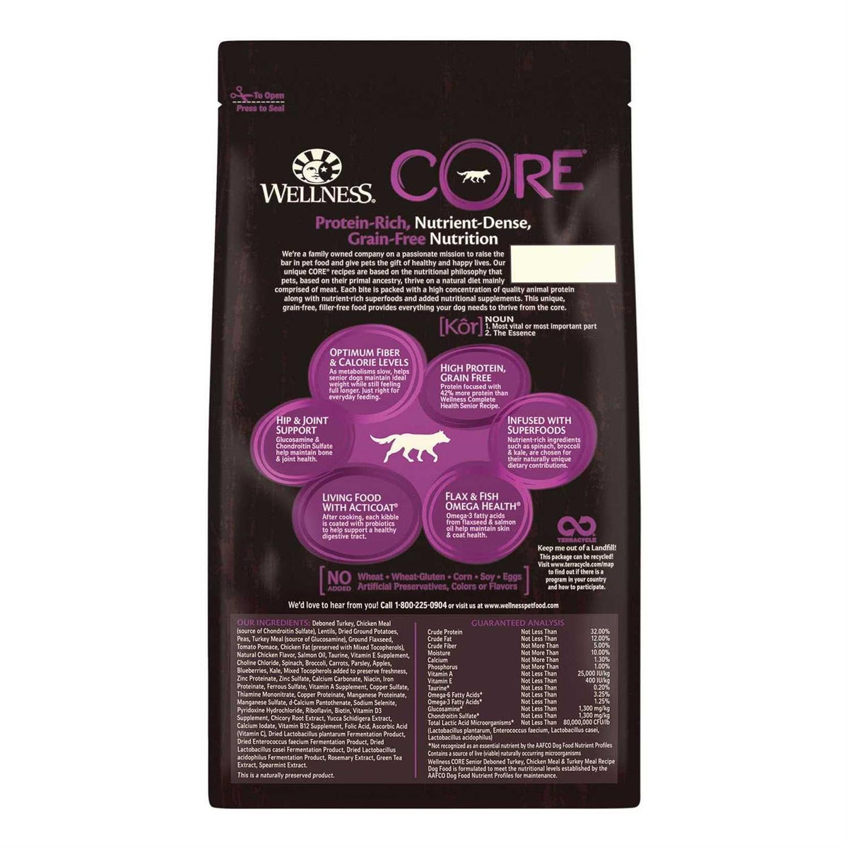 Grain Free Senior Dry Dog Food B1881