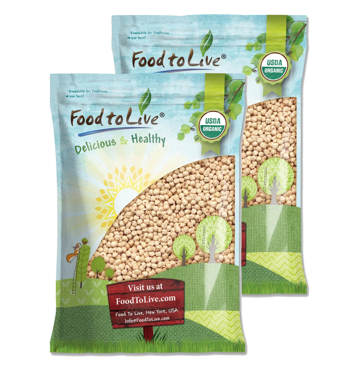Organic Blanched Hazelnuts 16 Pounds E452864