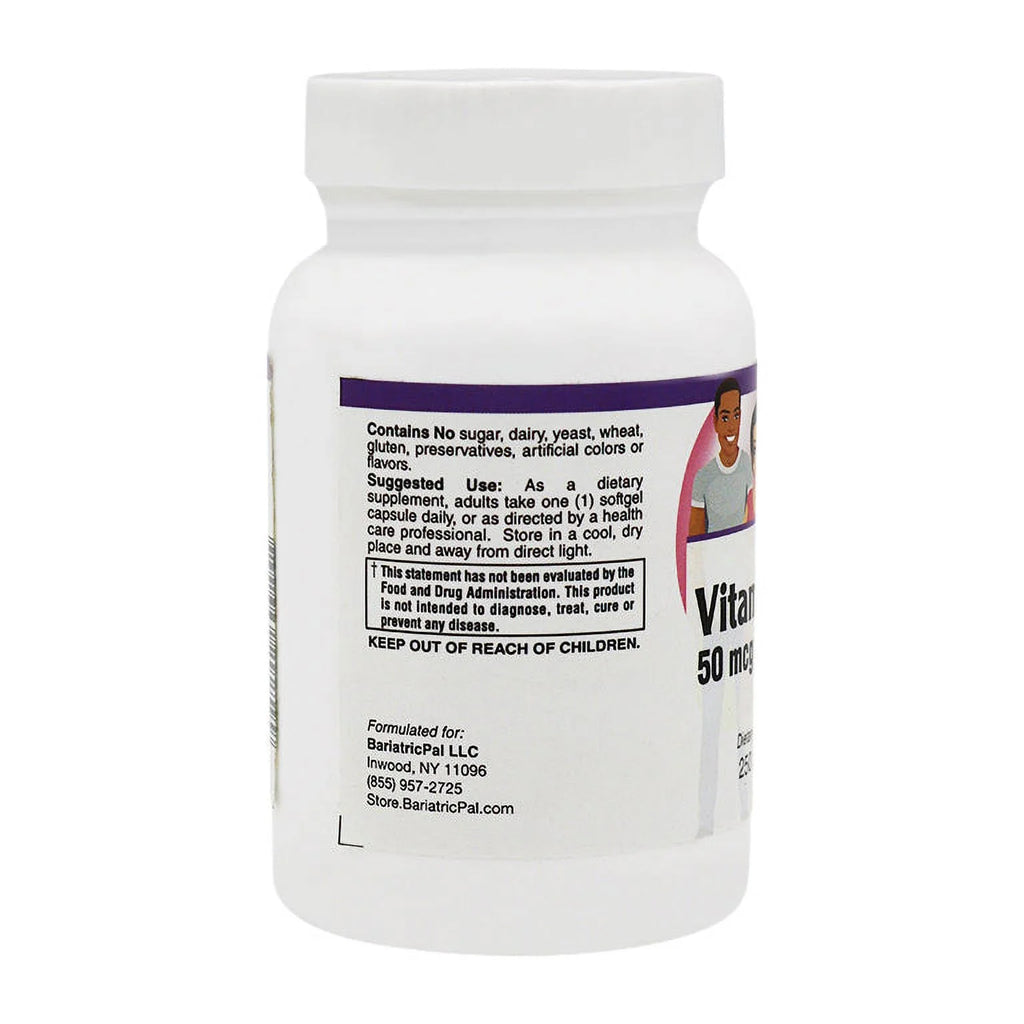 Vitamin D-3 50mcg Vegetarian Softgels 250 Count D83256