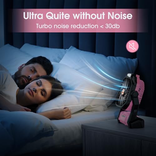 Portable Rechargeable Fan with LED Lantern Q633199