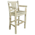 Captains Barstool Clear Lacquer Finish T19192