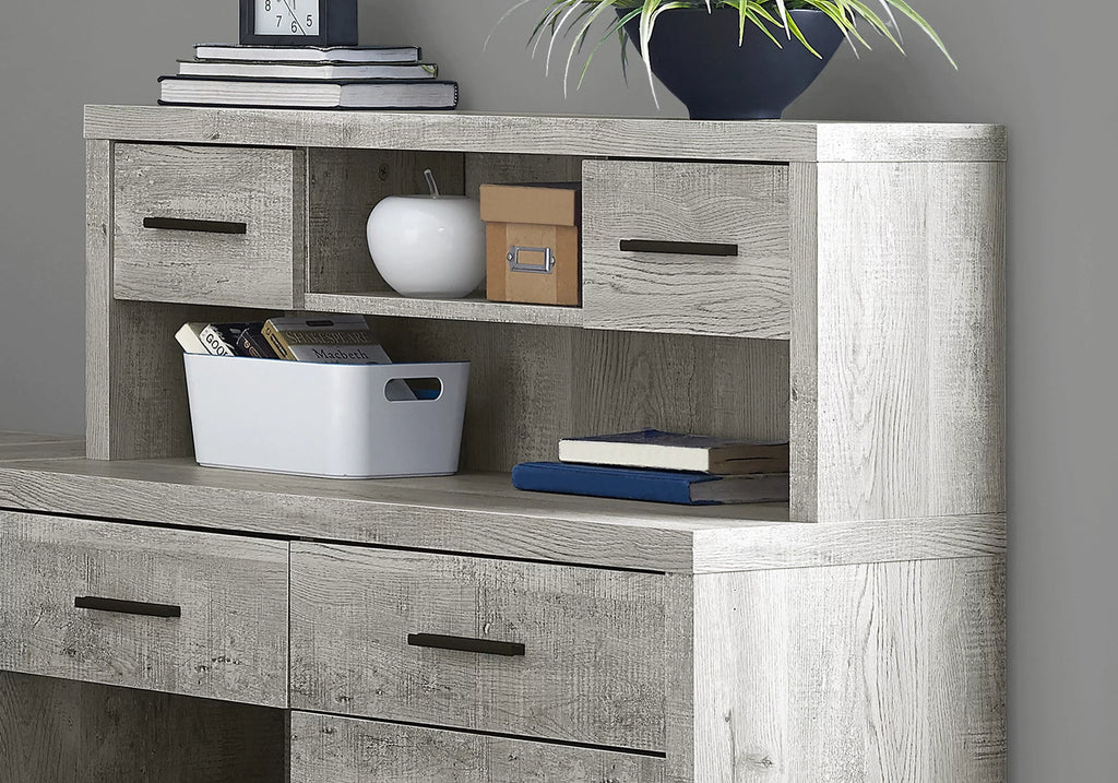Grey Reclaimed Wood Computer Desk M27215