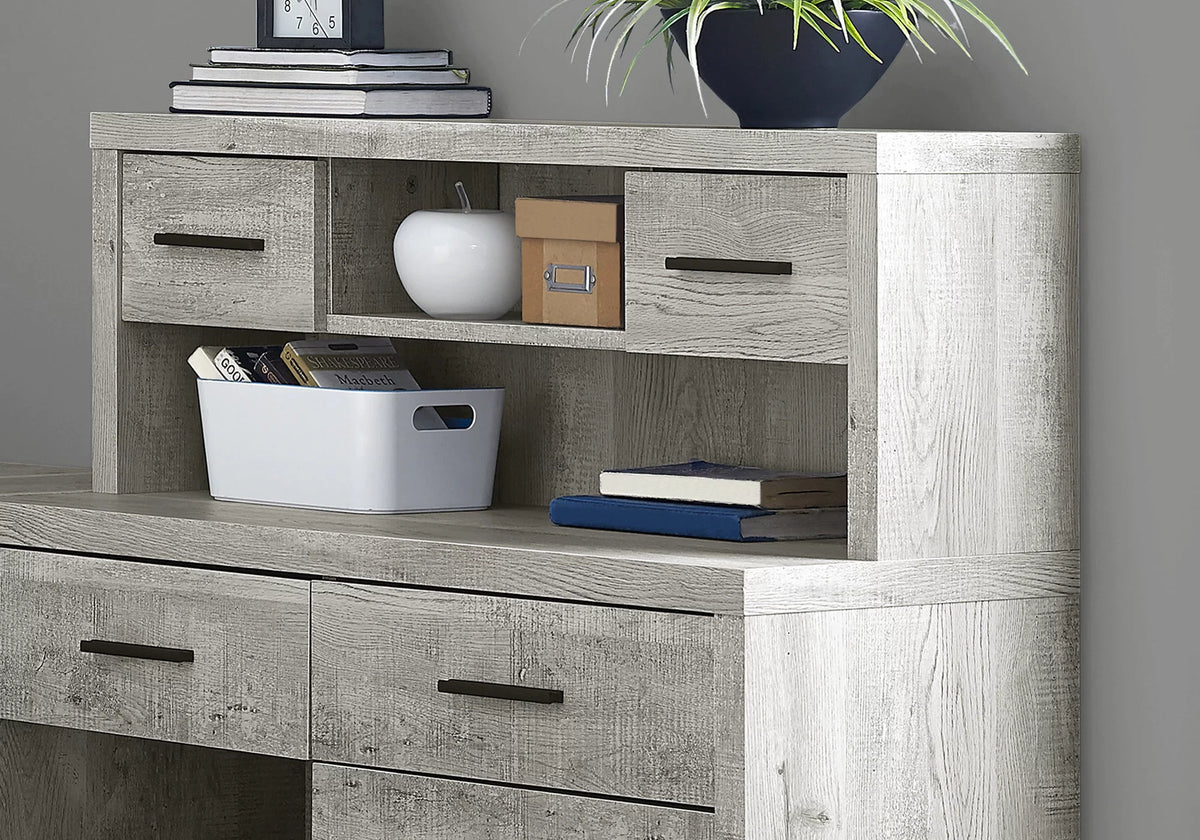 Grey Reclaimed Wood Computer Desk M27215