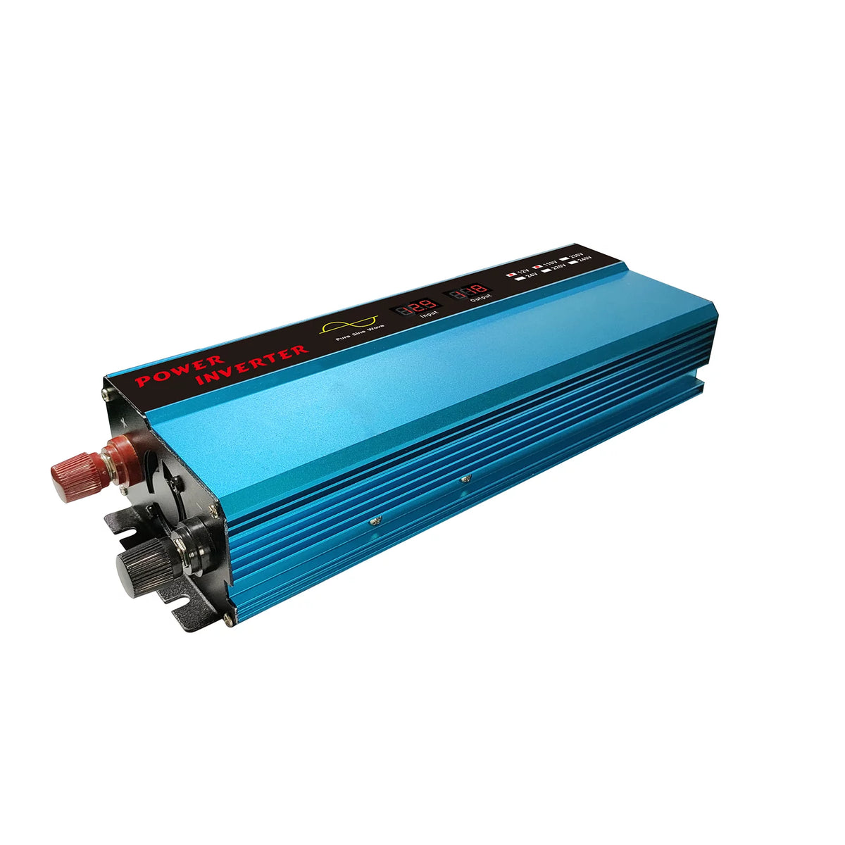 850W Pure Sine Car Power Inverter, 1600 Watt, 2 Sockets, 2x6A USB Ports P98863