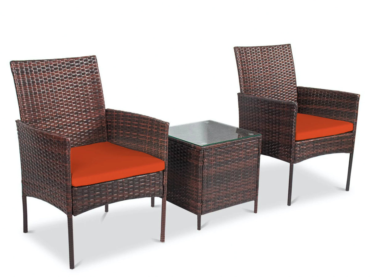3 Piece Rattan Outdoor Furniture Set M11613