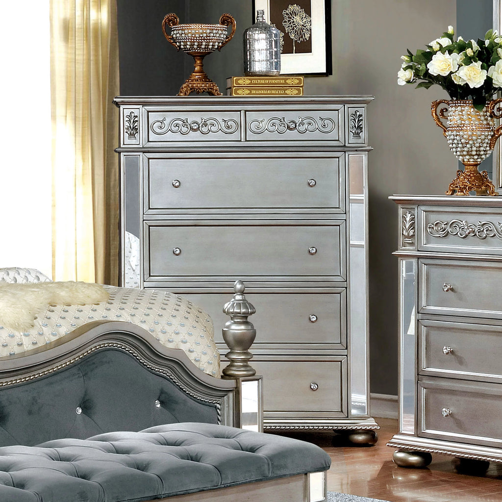 Solid Wood 5-Drawer Chest C2701