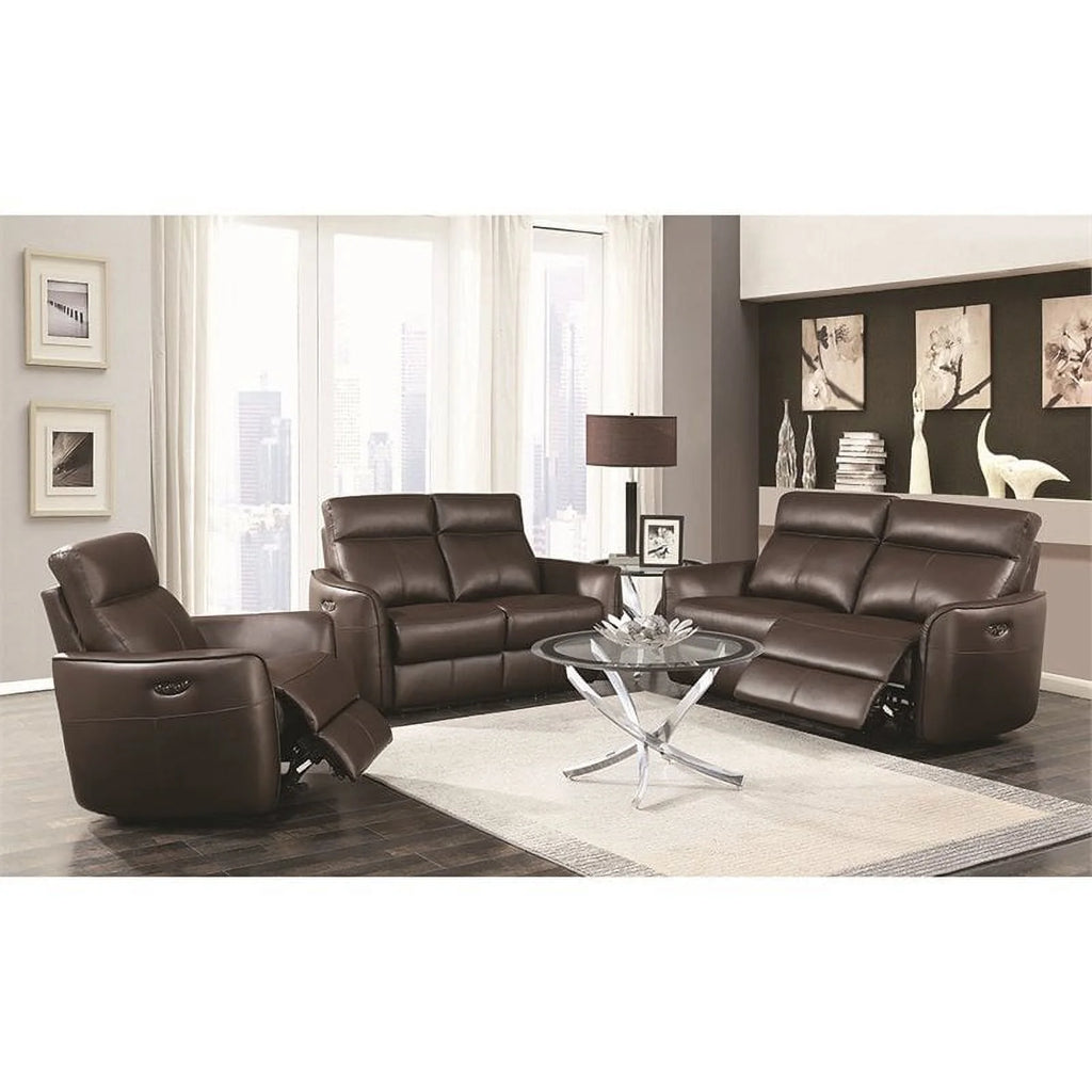 Dark Brown Loveseat R257