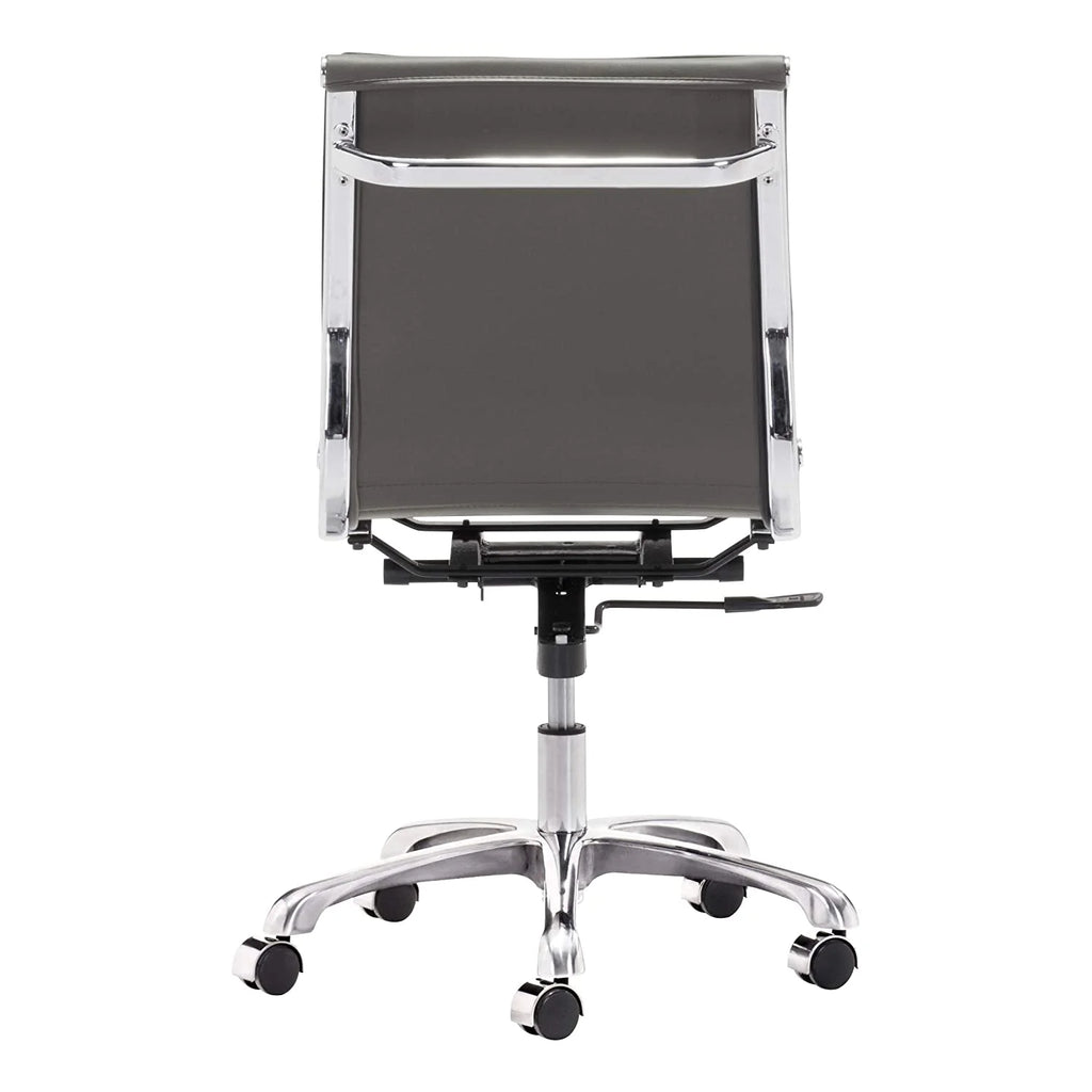 Gray Armless Office Chair S704
