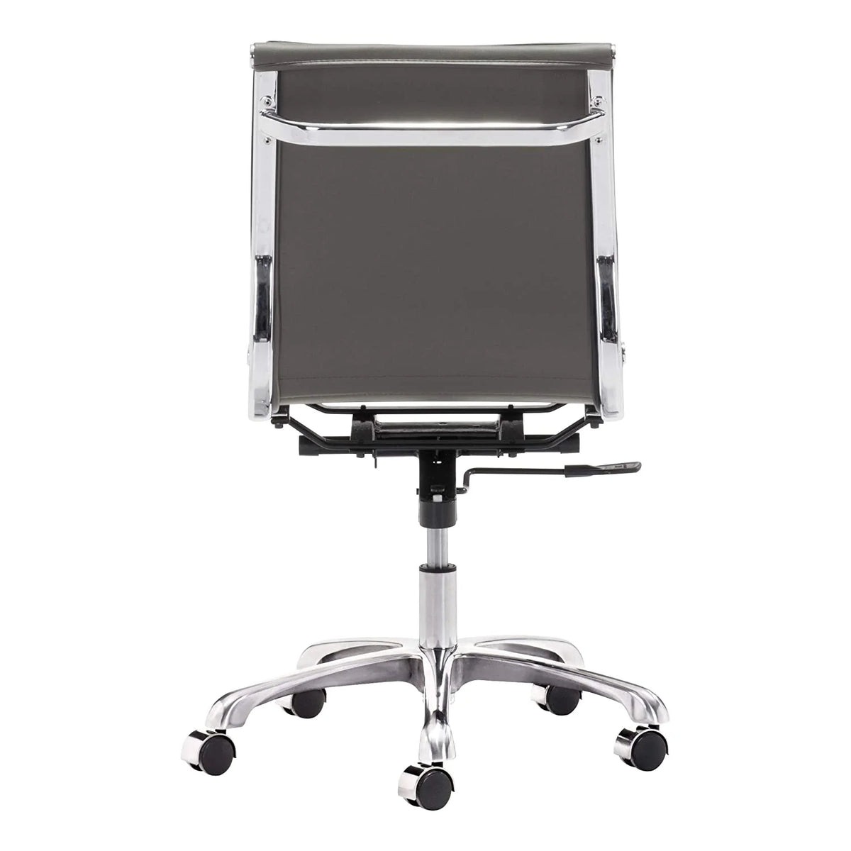 Gray Armless Office Chair S704