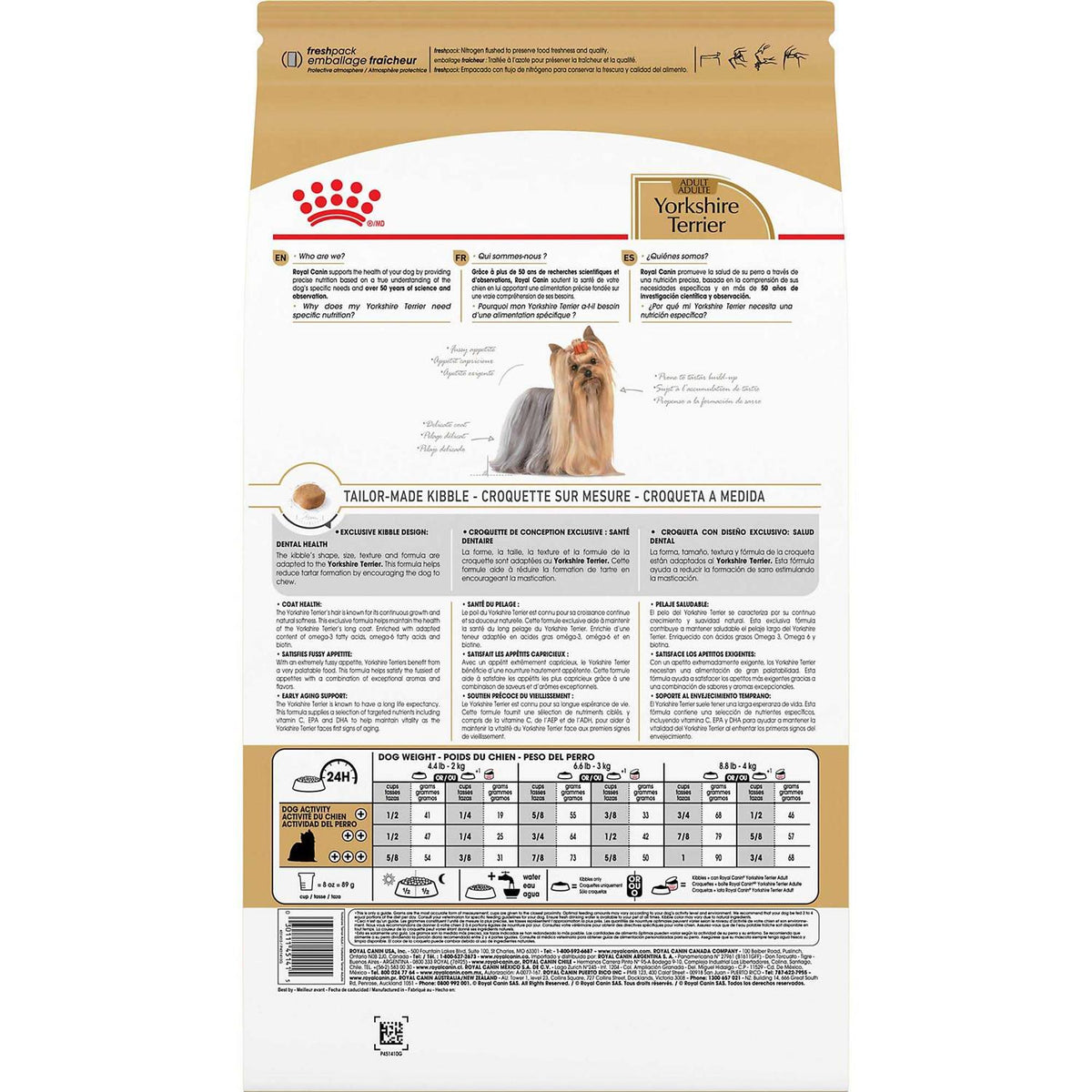 Adult Yorkshire Terrier Dry Dog Food P555