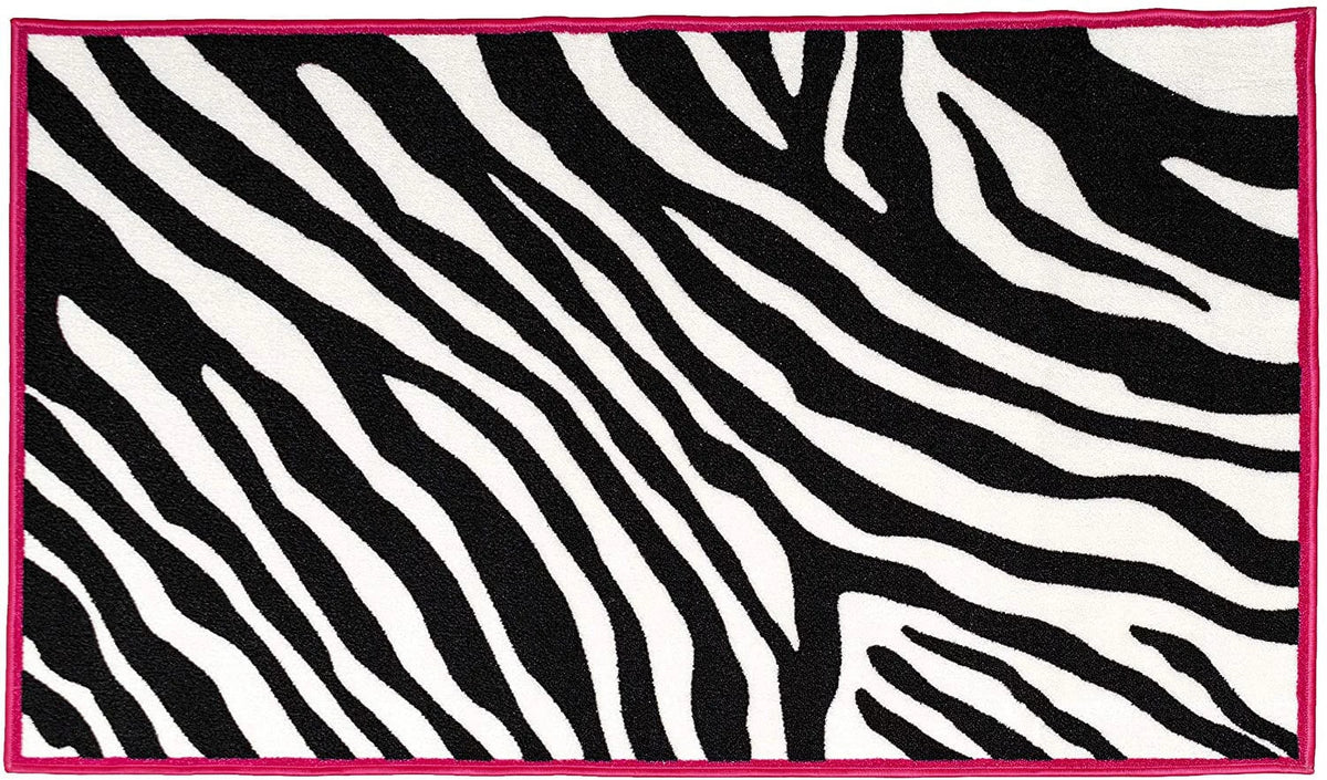 Pink Zebra Kids Area Rug 6'7"x9'2" B2850