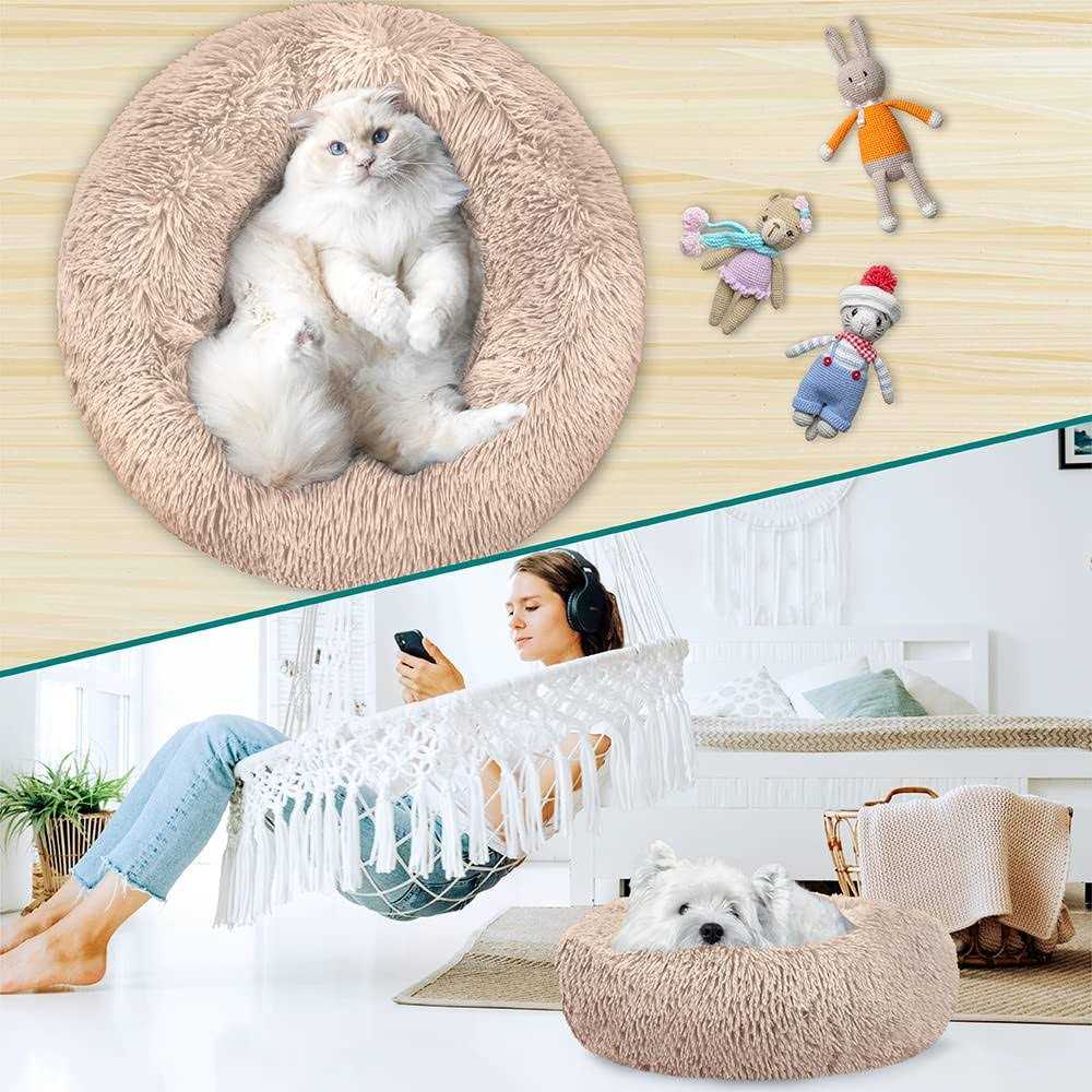 Round Washable Pet Bed V124