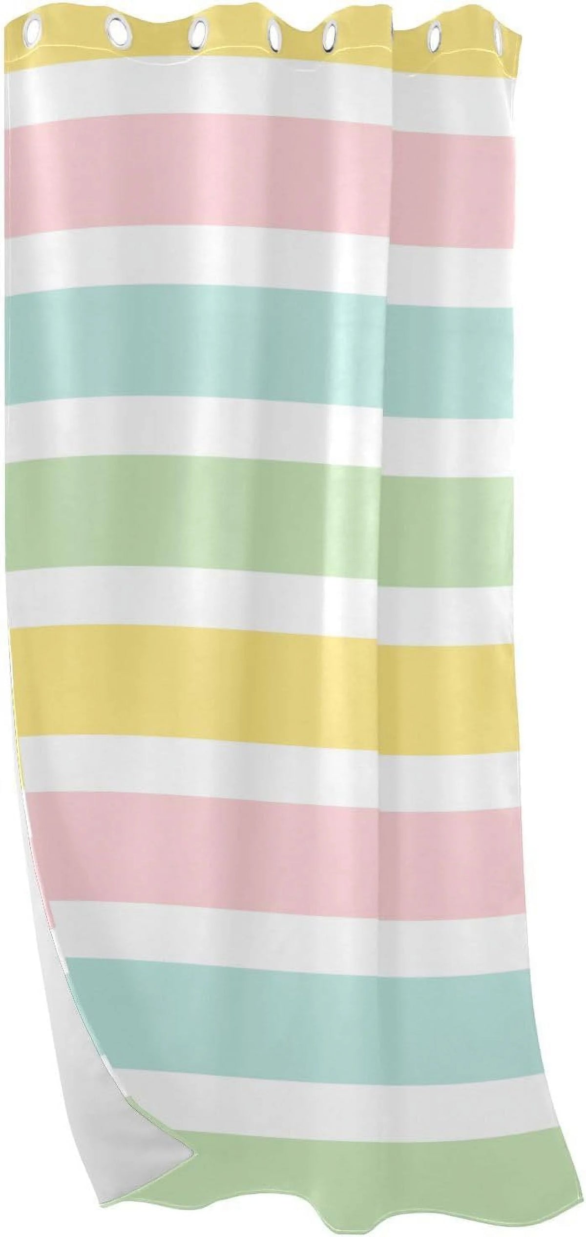 Blackout Window Curtain Panels 84 inches Length Stripes C5097