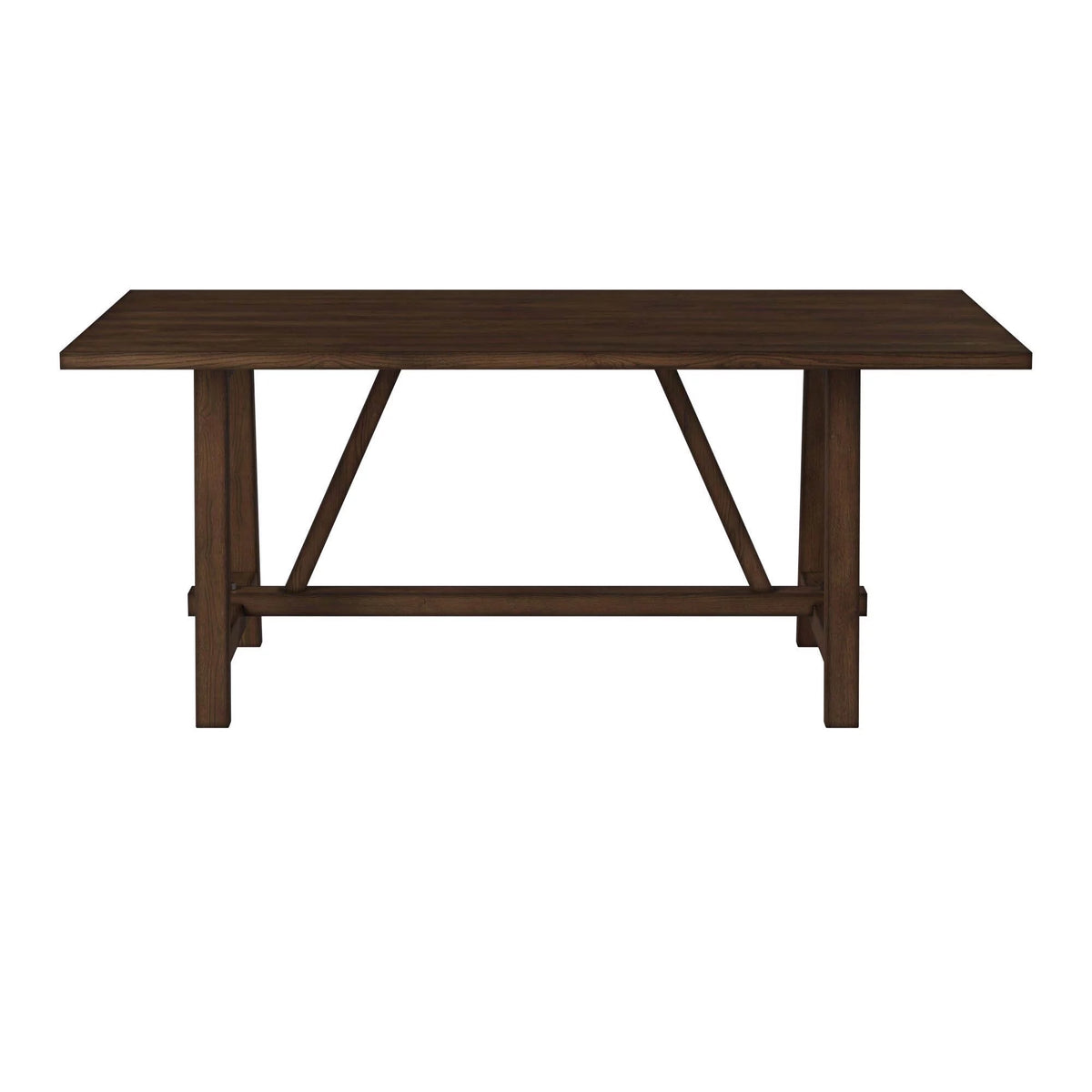 Wood Trestle Dining Table U9086
