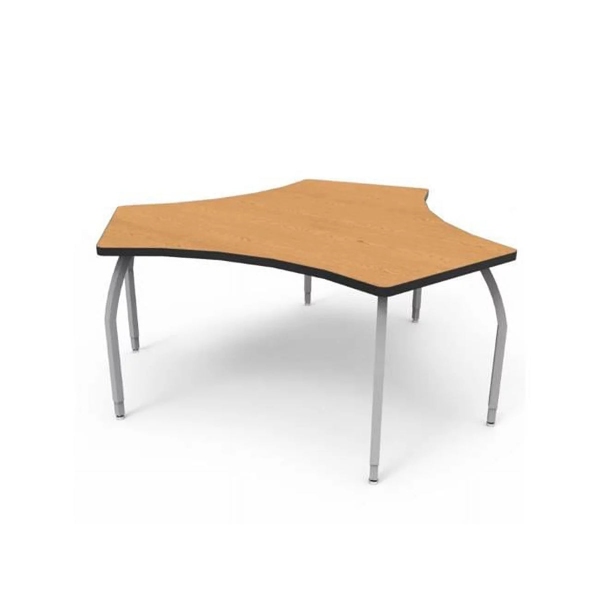 Adjustable Desk with Silver Legs S8183