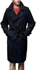 Dark Navy Trench Coat A8280