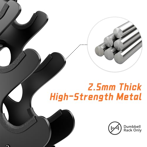 Compact Dumbbell Rack Stand with Anti-Slip Pads U3805