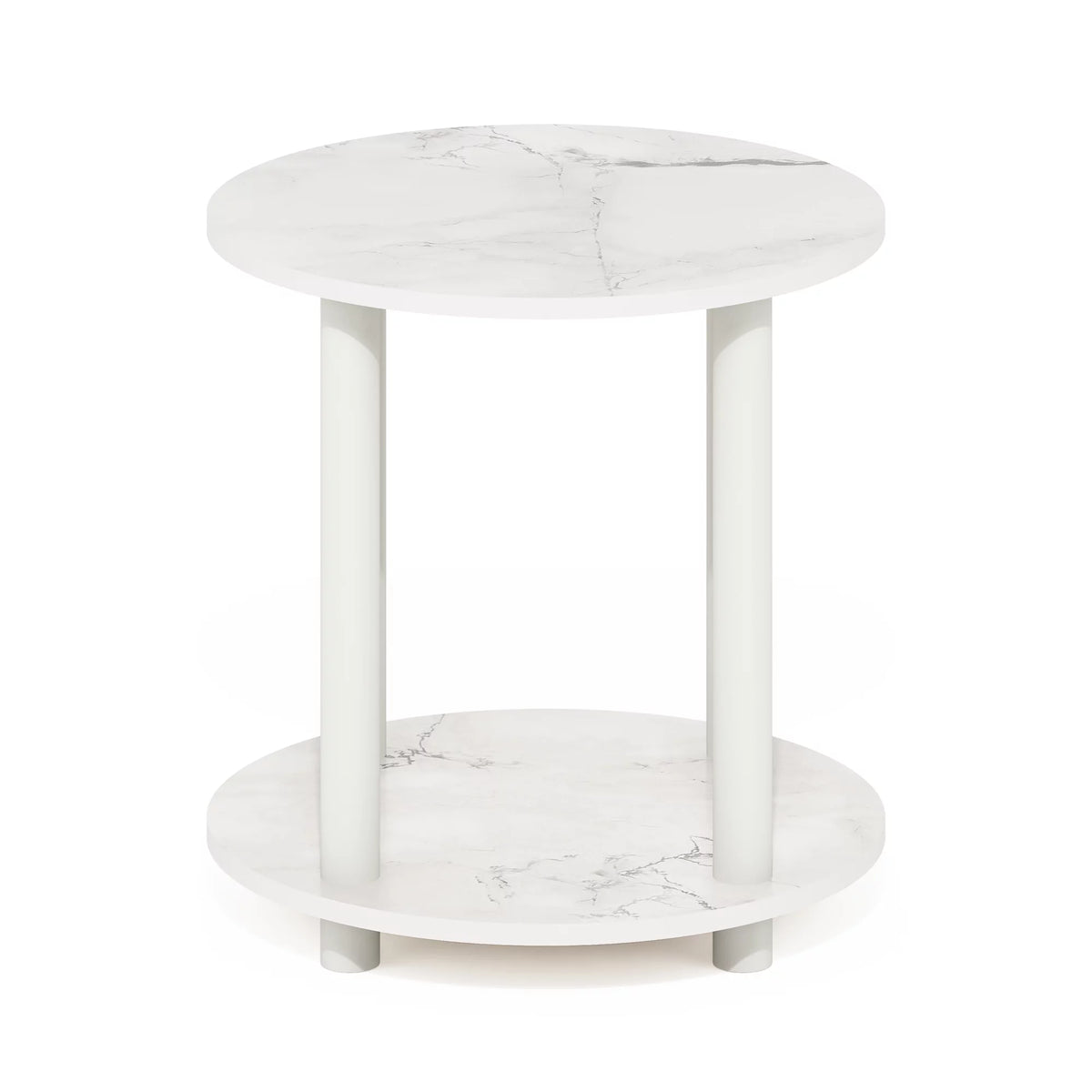 2-Tier Round Wooden End Table R3998