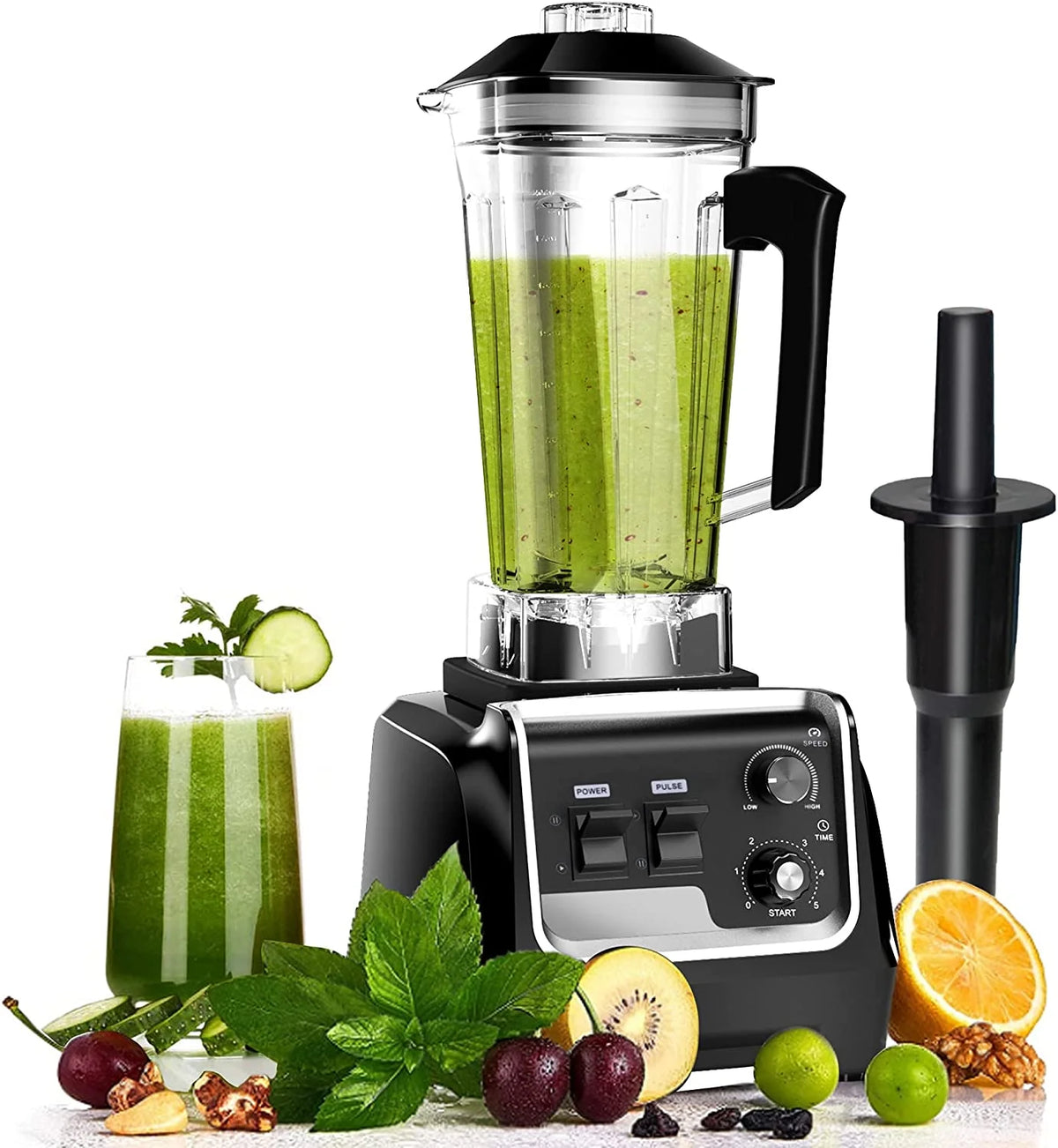 2200W Variable Speed Countertop Blender with Timer G3327