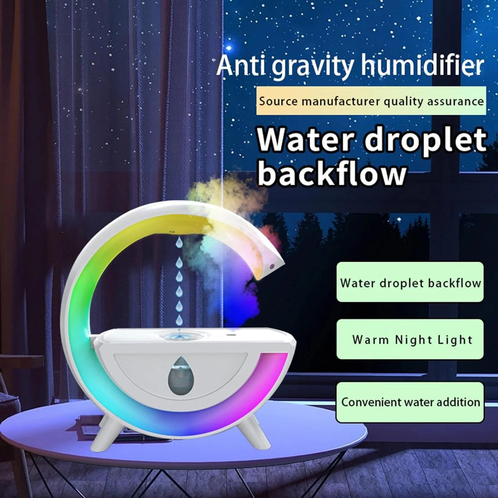 USB Charging 350ML Humidifier with 7 Colors Light J651