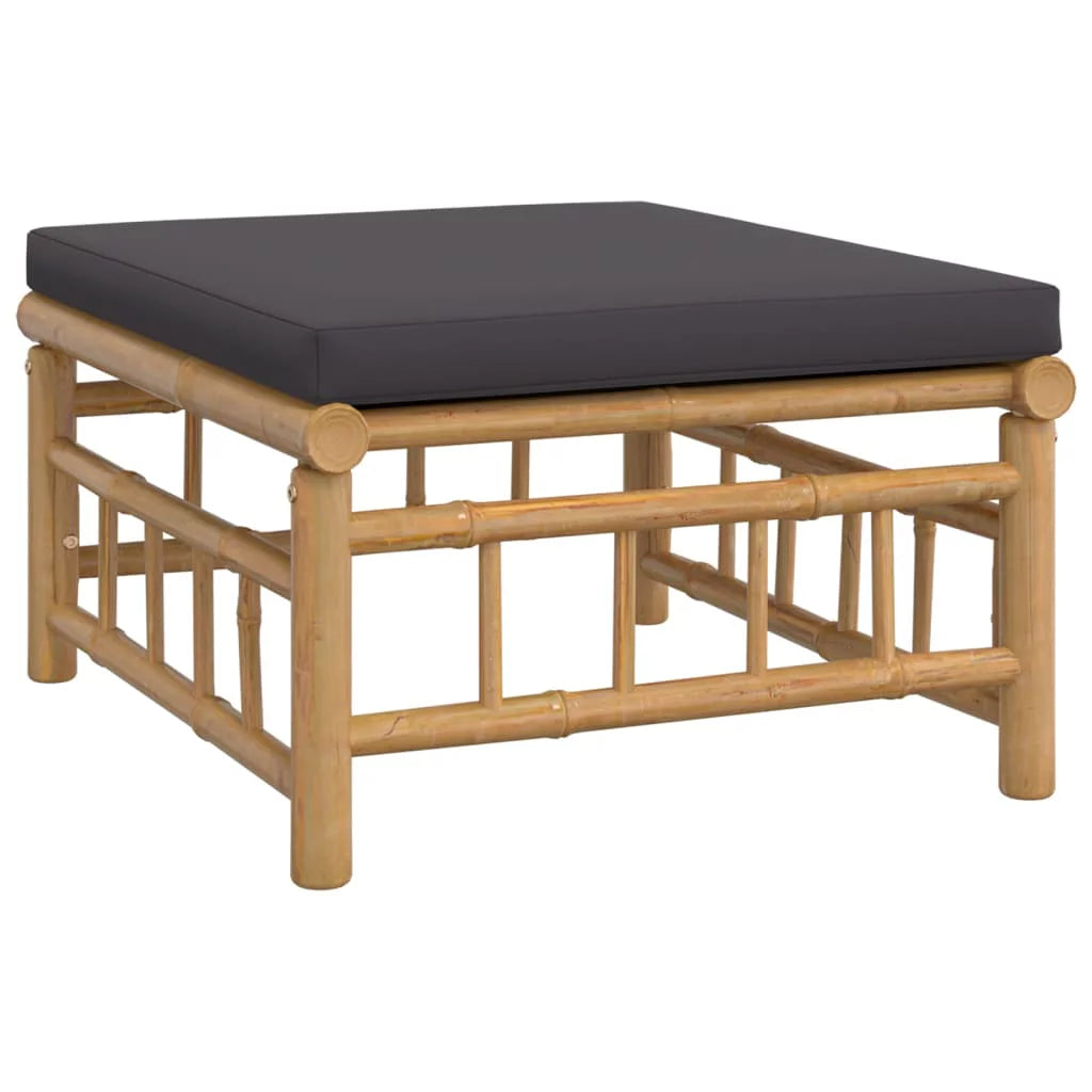 7 Piece Patio Set with Dark Gray Cushions U397039