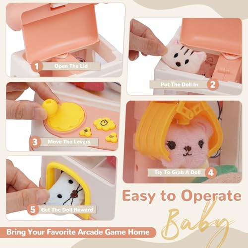 Mini Claw Machine with 30 pcs Toys H54241