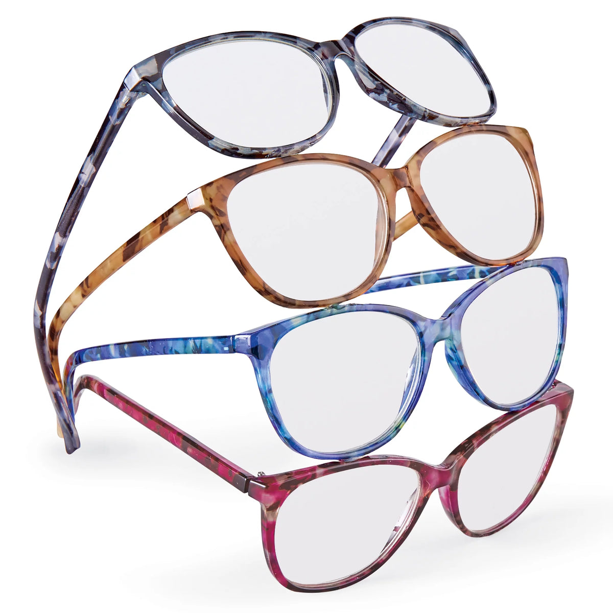 Tortoise Shell Reader Glasses Set of 4 C9075