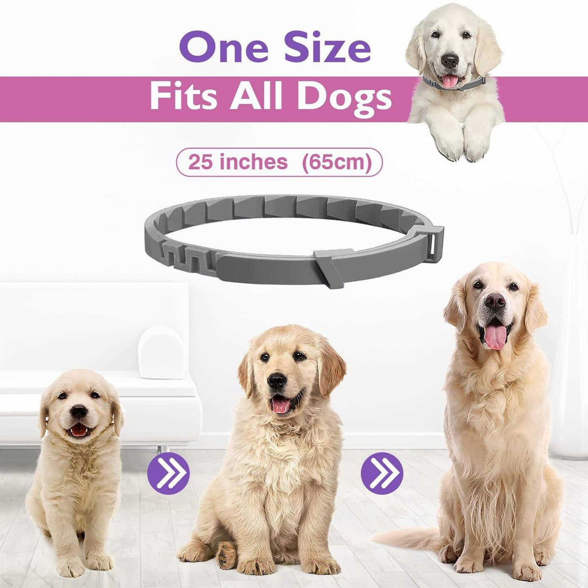 Adjustable Calming Pheromones Collar 3 Packs V35466