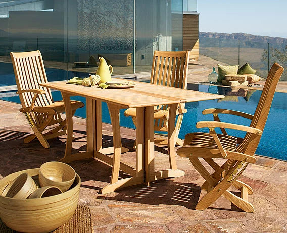 69" Grade-A Teak Wood Outdoor Dining Console Table O10906