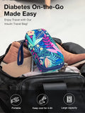 Portable Insulin Cooler Travel Case and 4 Gel Ice Packs M178243