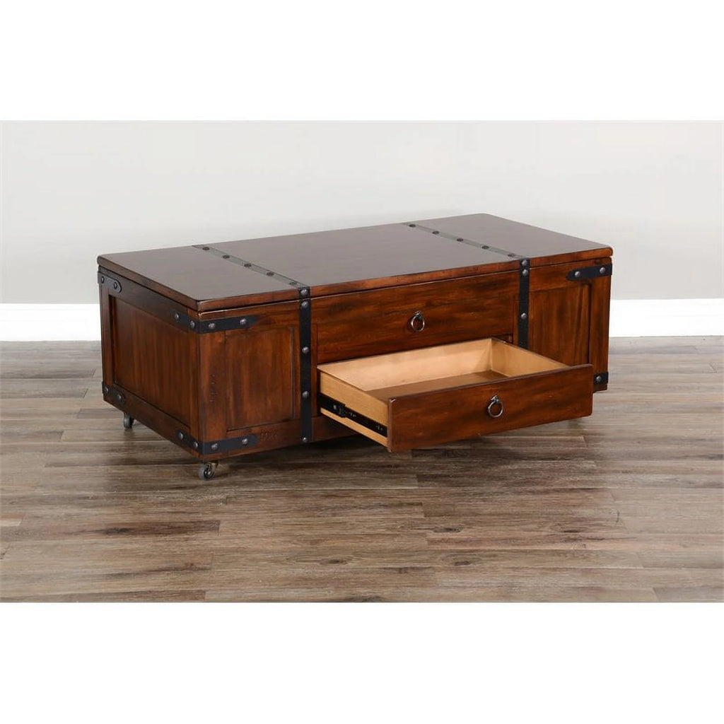 48" Traditional Wood Coffee Table X83624