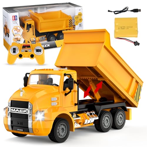 Remote Control Dump Truck Toy with Lights C181019