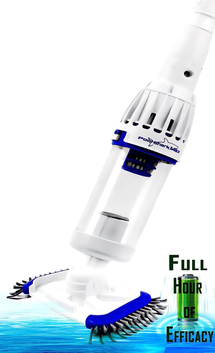 Cordless Rechargeable Pool Vacuum with Roller and Brushes U8147