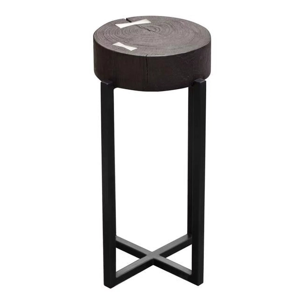 Espresso Accent Table with Mango Wood Top I66992