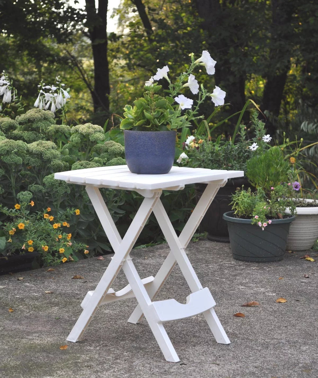 White Plastic Side Table P729