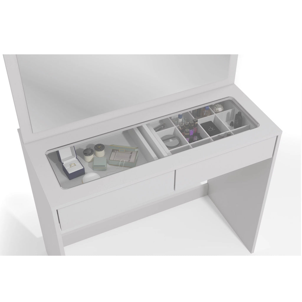 White Painted Vanity Table Desk C9517