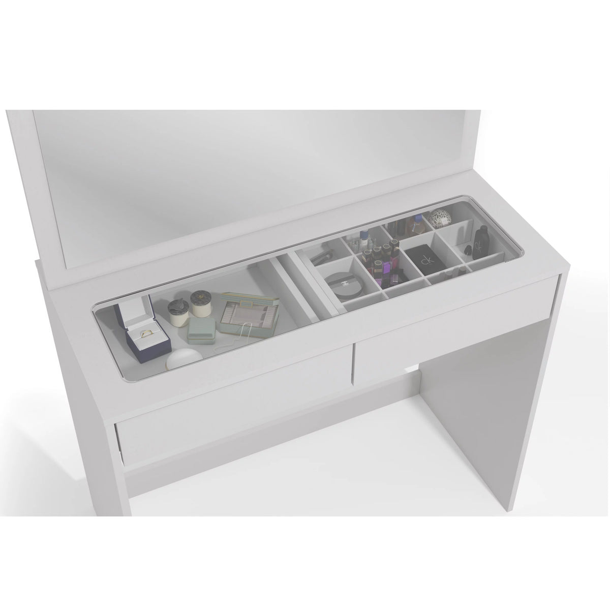 White Painted Vanity Table Desk C9517