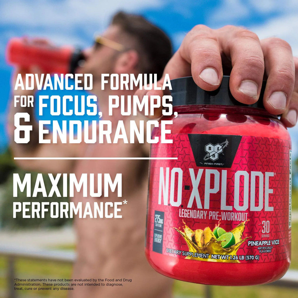 Pre Workout Powder with Creatine and Beta-Alanine, Grape, 60 Servings D605366