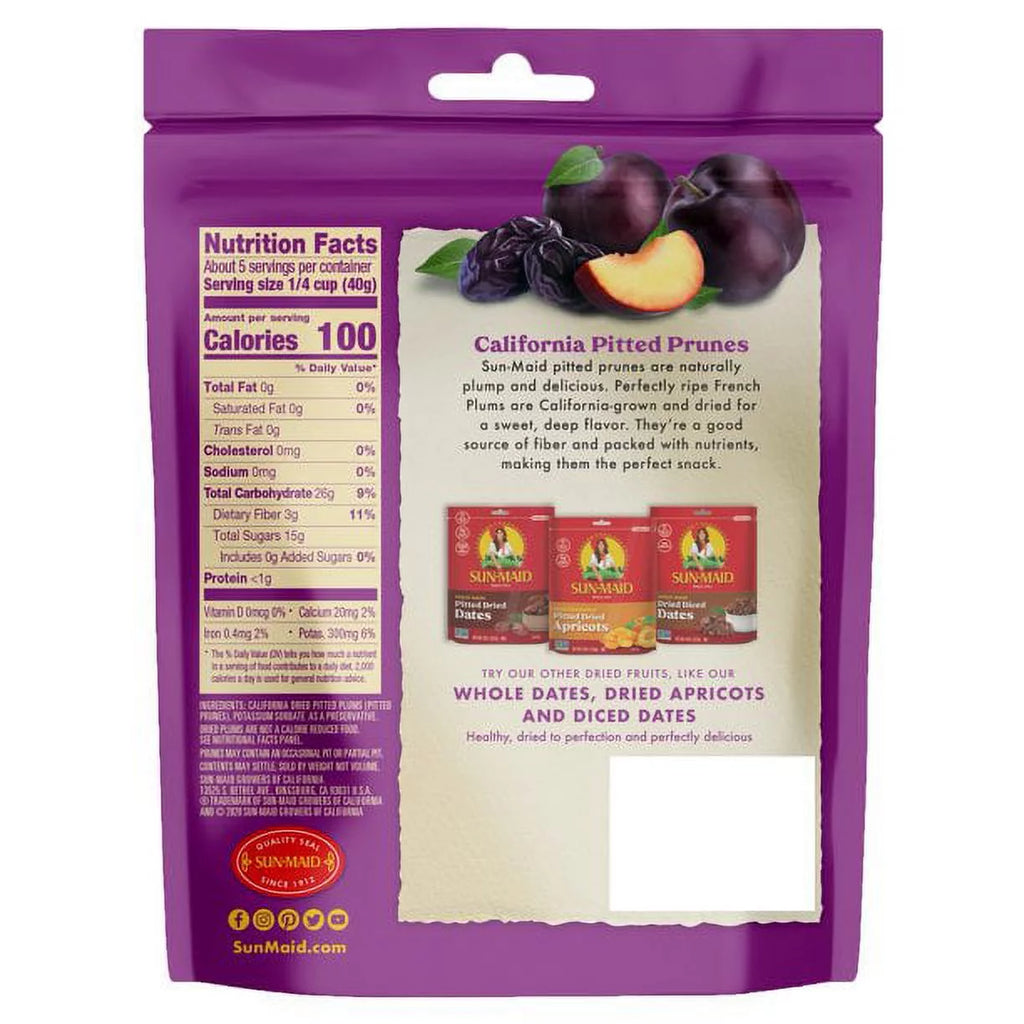California Whole Pitted Prunes 7 oz Pack of 4 R281468