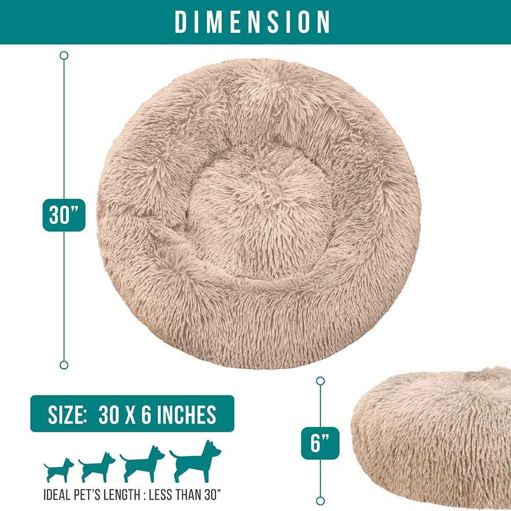 Round Washable Pet Bed V124