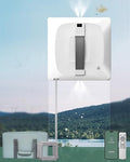 White Window Cleaning Robot with Dual Cross Water Spray W340978