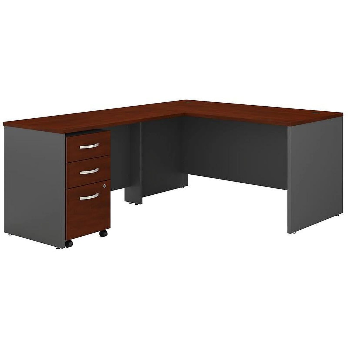L Shaped Desk with Drawers C52028