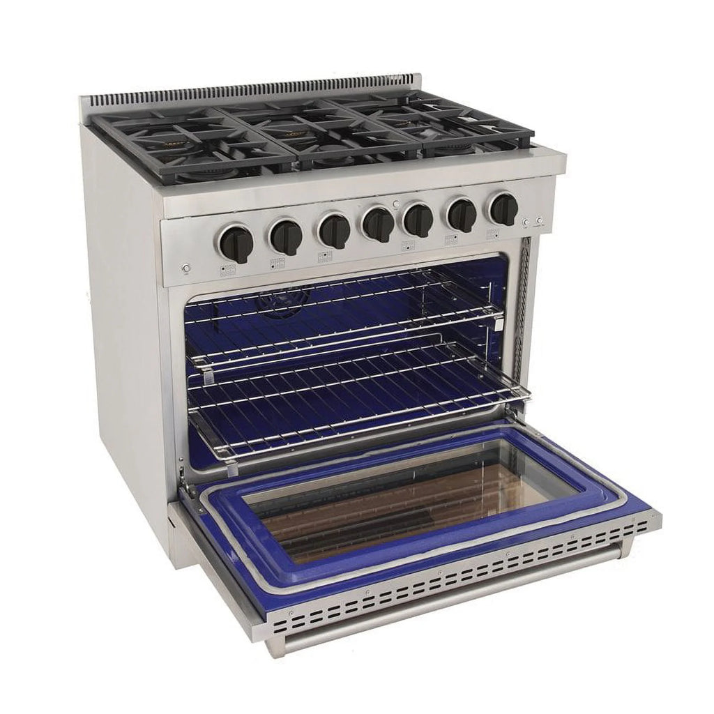 36" Stainless Steel Propane Gas Range A373058