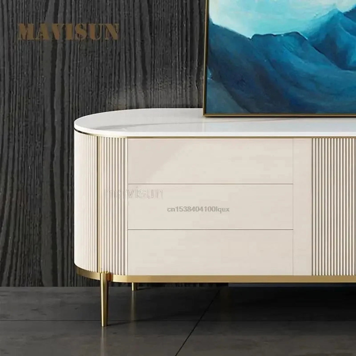 Italian Style Light Luxury Coffee Table TV Cabinet B1167