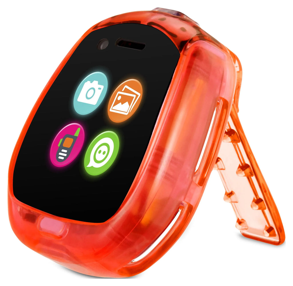 Red Smartwatch with 2 Cameras and Touch Screen F583
