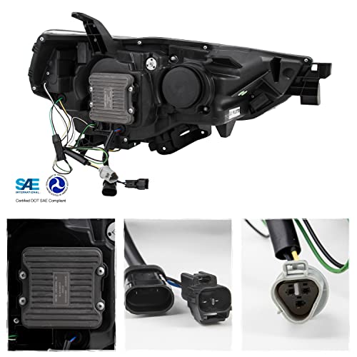 Black LED Headlights E892