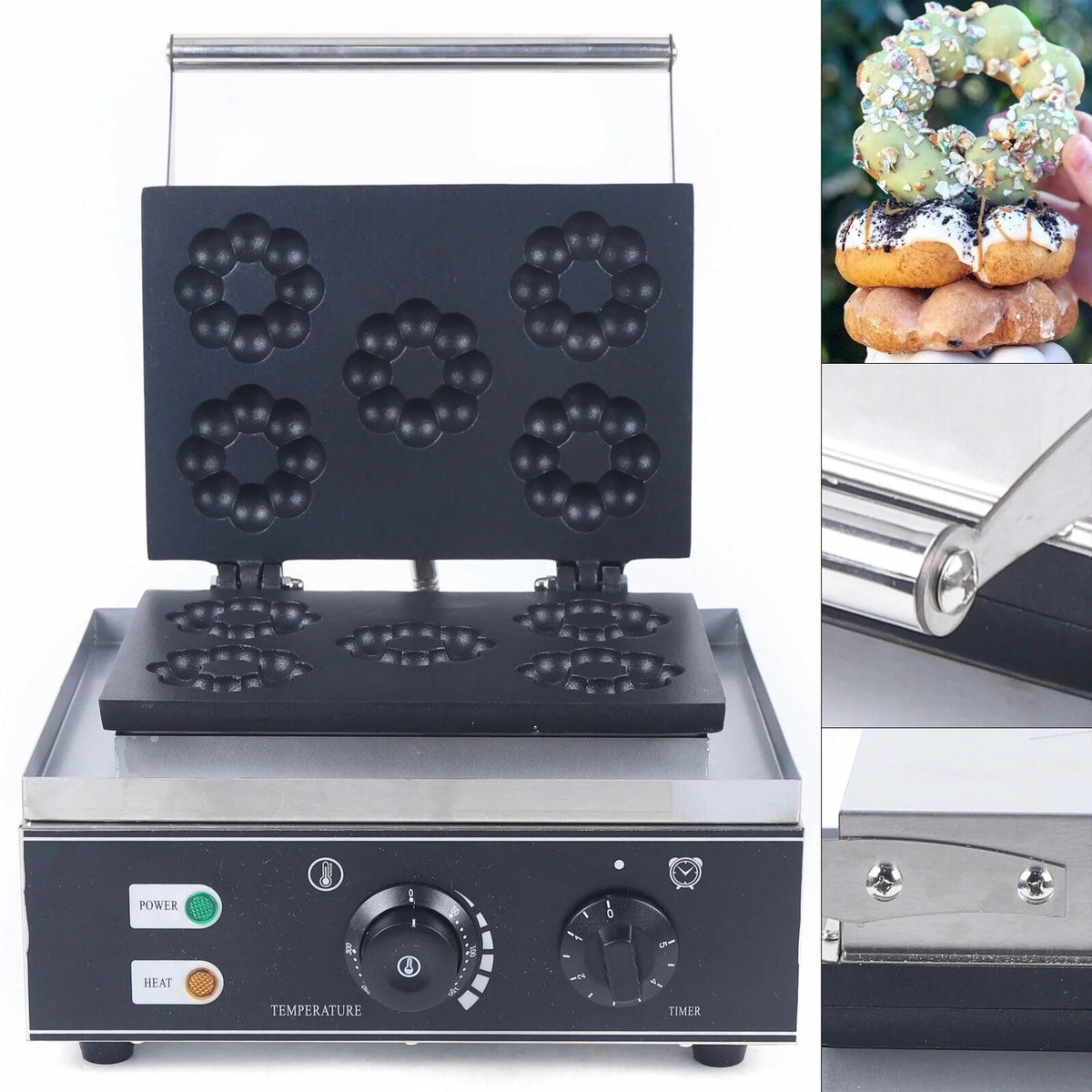 Commercial Electric Mini Donut Making Machine 1500W A62051