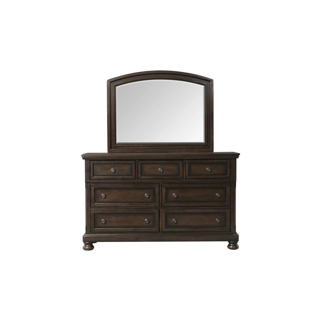 King Storage 6pc Bedroom Set Walnut O15749